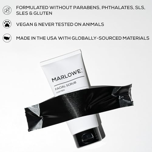 Men's Skin Care Duo - Facial Scrub & Moisturizer Set, Green Tea & Aloe