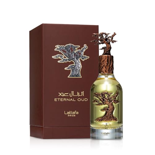 Lattafa Pride Eternal Oud Unisex Eau de Parfum Spray 3.4 Fl Oz - Amber Fragrance