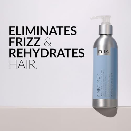 Kinky Leave-In Moisturizer for Curly & Straight Hair - Hydrating Curl Cream 200ml