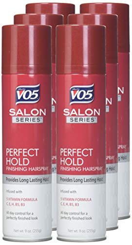 VO5 Salon Series Perfect Hold Hairspray - 9oz, Pack of 6