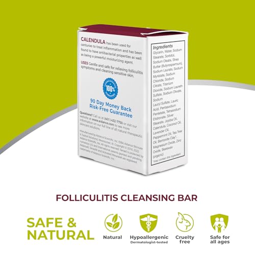 Terrasil Folliculitis Treatment Soap Bar 75g Pack of 3 - Natural Skin Relief