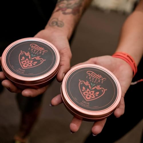 Tattoo Lovers Care 6oz Tattoo Salve Balm for Aftercare, Healing & Rejuvenation - Pack of 1