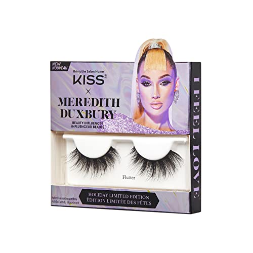 KISS X MEREDITH DUXBURY Limited Edition False Eyelashes, ¡®Flutter¡¯, 1 Pair