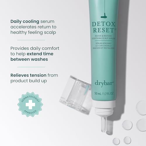 Drybar Detox Reset Scalp Serum - Soothing, Rebalancing Hair Treatment 1.7 oz