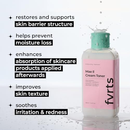Milky Face Toner with Ceramides & Moisturizer for Sensitive Skin