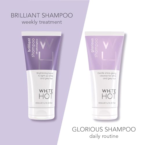 Silver Hair Brightening Duo - Shampoo & Volumizing Crème for Grey & White Hair