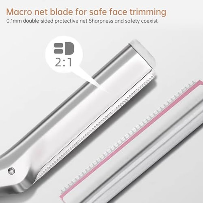 Compatible with Tweezerman facial razor refills, (Pack of 30).