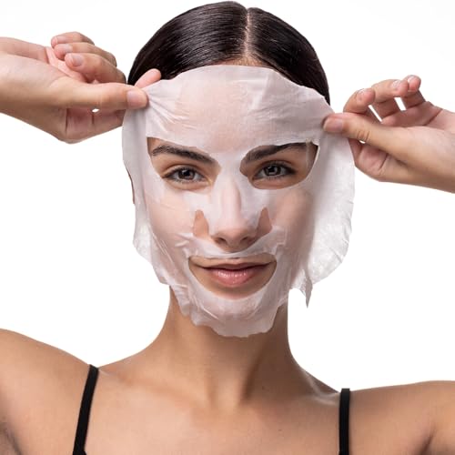 Pestle & Mortar Hydrating Sheet Mask ? Pure Hyaluronic Acid Face Mask ? Pack of 3 ? Soothing & Moisture-Boosting Skincare