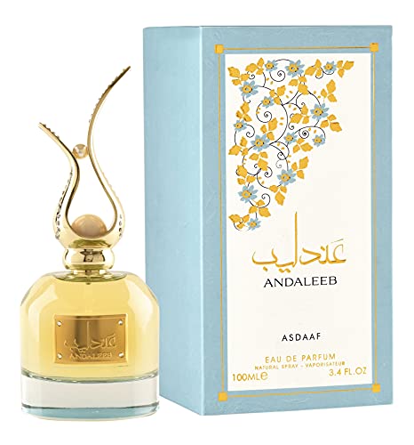 Unisex Eau de Parfum Spray 3.4 Fl Oz - Al Andaleeb Floral Fragrance