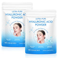 Hyaluronic Acid Powder - 2Pack, High Molecular Weight Hyaluronic Acid Serum PowdeCosmetics Grade | Skin Hydration and Moisture Support Supplements, 7.04 Oz