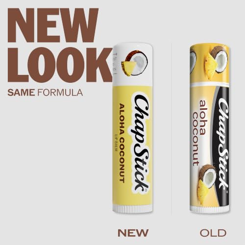 ChapStick Aloha Coconut Lip Balm 0.15oz - Pack of 12, Hydrating & Flavorful