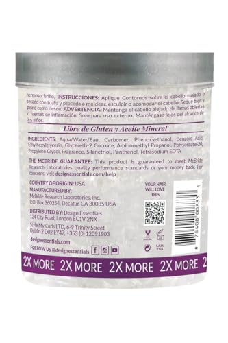 Medium Hold Styling Gel for Natural & Relaxed Hair - 32 oz