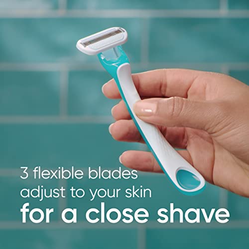 Gillette Venus Tropical Disposable Razor Set - 3 Count Pack of 4, Scented Handles