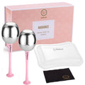 Facial Ice Globes for Skin Care - Cryo Face Roller for Depuffing & Anti-Aging