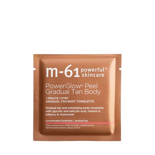 PowerGlow Peel Gradual Tan for Body - 10 Treatments for Skin Renewal