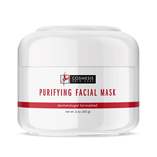 Purifying Facial Mask - Detox & Soothe Skin with Zinc, Sulfur, Camphor Infused Formula for Clear Complexion - 2oz