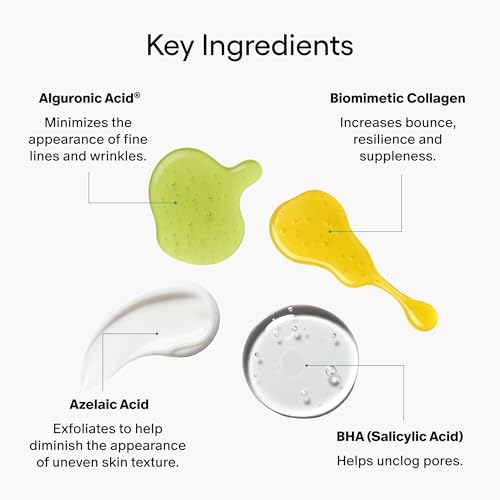 Gentle Exfoliating Toner with Salicylic Acid & Collagen - Pore Minimizer & Brightener 3.4 oz