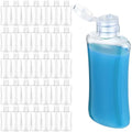 Domensi 36 Pcs 3.4 oz Travel Bottles Bulk Plastic Squeeze Lotion Bottles with Flip Cap Small Portable Travel Leak Proof Refillable Empty Cosmetic Container for Toiletries Liquid Shampoo(Clear)