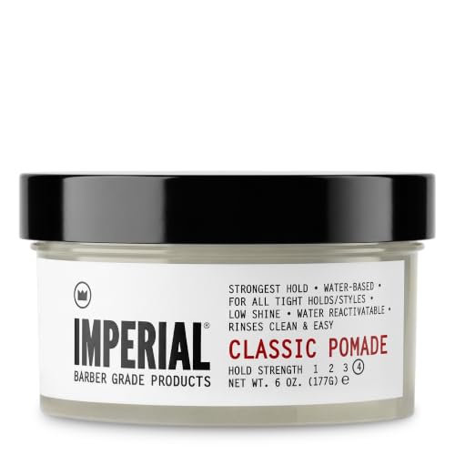 Water- Strong Hold Hair Pomade - Classic 6 oz - Reworkable & Washable
