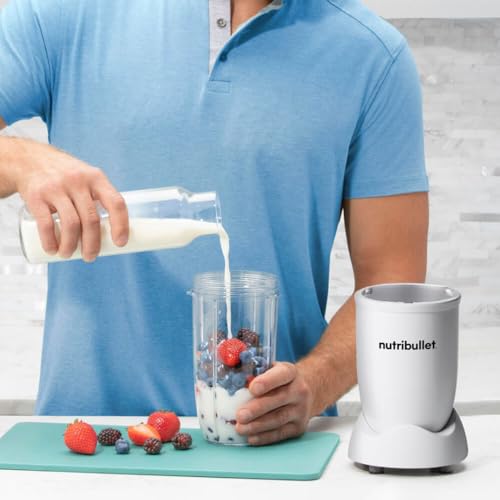 NutriBullet Pro Personal Blender Matte White - 900W for Smoothies & Food Prep