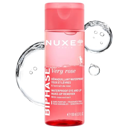 Waterproof Makeup Remover for Face, Eyes & Lips - Gentle Dual-Phase Formula, 3.3 Fl Oz