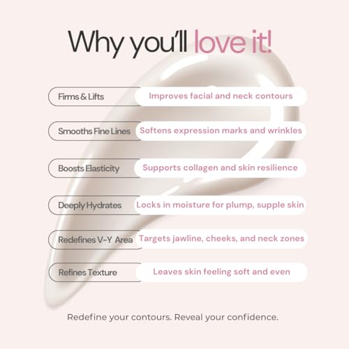 V-Y Shape Face & Neck Cream ? Anti-Aging Lifting & Firming with 5 Biotech Peptides, Lipofilling Complex & Up-Gravity Complex ? Sculpts Jawline, Rejuvenates Skin ? Dermatologically Tested