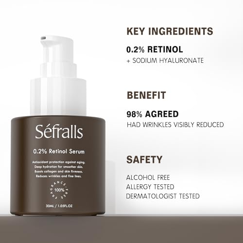 Face Serum Duo ? Retinol Vitamin C ? Anti Aging Skin Care Set for Women, Anti Wrinkle, Smooth, & Firm Skin ? 1 fl oz, 2 Bottles