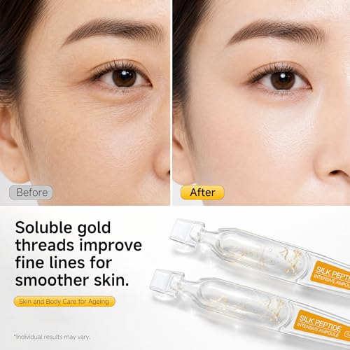 Eustofeyce Deep Collagen Silk Peptide Ampoule for Face 45ml Korean Anti-Aging Serum
