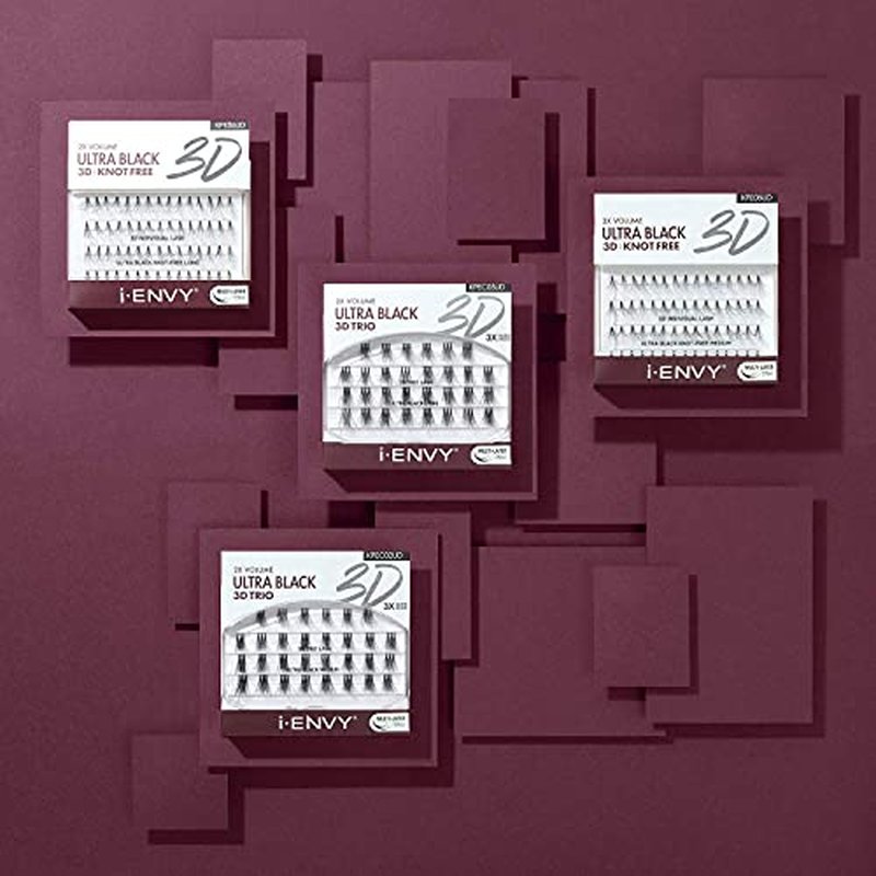 i?ENVY 3D Trio Ultra Black Long Lashes (3 Pack)