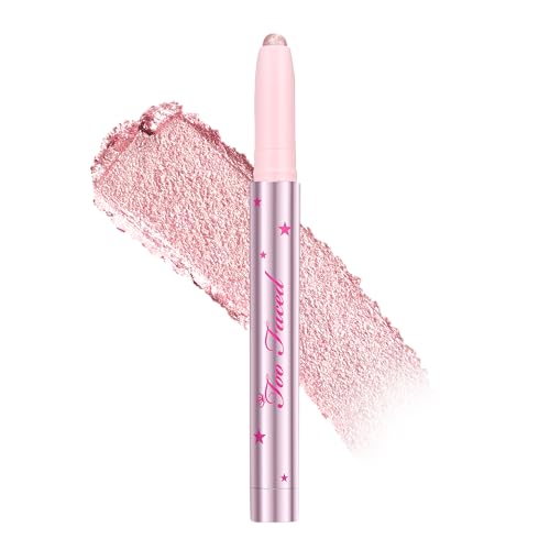Too Faced Quickie Queen Eye Shadow Sticks - Creamy, Long-Wear, Pink Sparkle 02 Fairy Dust