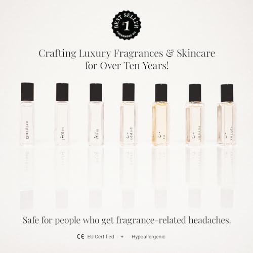 Poppy Roll-On Fragrance Perfume for Women - Citrus Floral Scent - Mini Rollerball