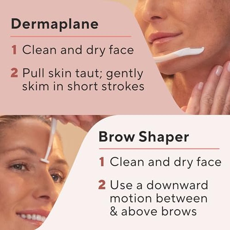 Finishing Touch Flawless DermaPlane Travel Pack Facial Exfoliator & Hair Remover (Pack of 2)