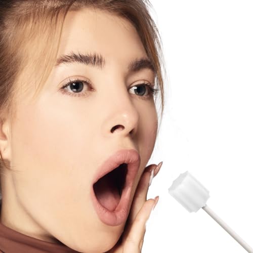 Disposable Mouth Swabs Sponge - Sterile Oral Cleaning, 250 Pieces - White - Variation of THIS listing