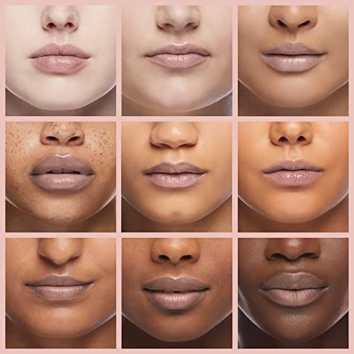 LED Light-Up Lip Gloss with Applicator & Mirror - Nude Beach Sheer Tint