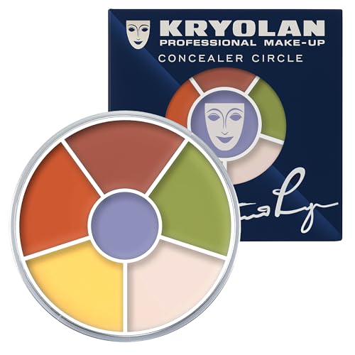 Kryolan Concealer Circle Full Coverage 6-Color Cream Palette - Neutralizer