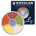 Kryolan Concealer Circle Full Coverage 6-Color Cream Palette - Neutralizer
