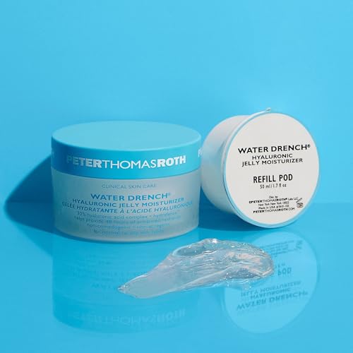 Peter Thomas Roth | Water Drench¢ç Hyaluronic Jelly Moisturizer Refill Pod | Hyaluronic Acid Cloud Cream, For Normal to Oily Skin, Fragrance-Free, Non-Comedogenic, Acne-Safe Moisturizer