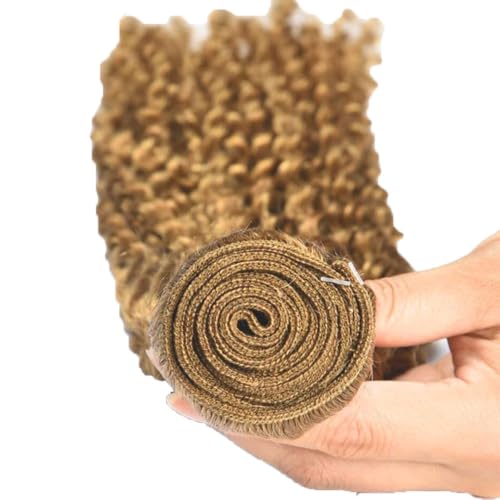 Honey Blonde Jerry Curly Human Hair Bundle 24 Inch - Unprocessed Brazilian Virgin Hair