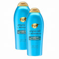 OGX Renewing Argan Oil of Morocco Shampoo Pack of 2 - Damage Repair & Strengthening, 25.4 Fl Oz Each