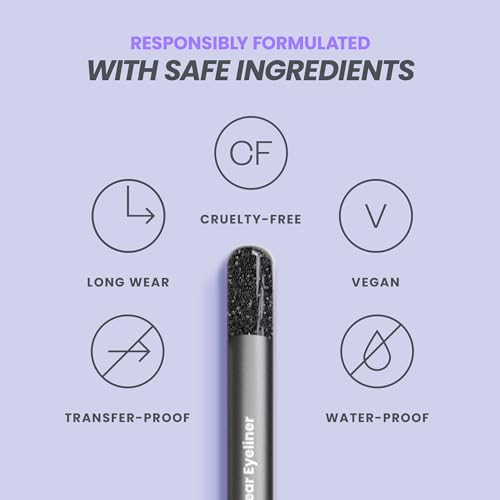 Wonderskin 1440 Longwear Eyeliner (Black Truffle) with Wonderskin Black Mascara