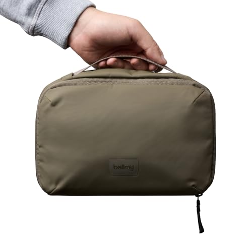 Bellroy Hanging Toiletry Kit 3L Travel Toiletry Bag SeaKelp - Compact & Hangable