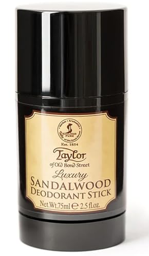 Men's Sandalwood Deodorant Stick - Classic Masculine Fragrance, 2.5 oz