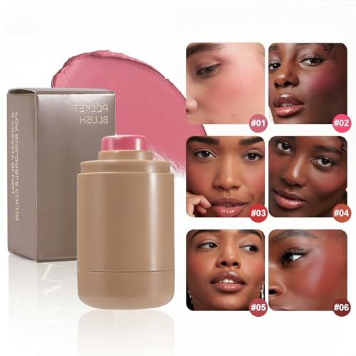 MAEPEOR Contour Highlighter Stick 2 in 1 Smooth Natural Glow Cream Bronzer and Highlighter Stick Long Lasting Non-greasy and Non-drying Brightening Pen (02 Medium)