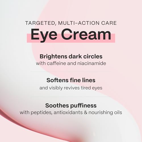 Mad Hippie Eye Cream - Anti-Aging Under Eye Cream for Dark Circles and Puffiness with Niacinamide, Peptides, Kakadu Plum & Licorice, Eye Treatment with Skin-Brightening Vitamin C, 0.5 Oz (Pack of 2)