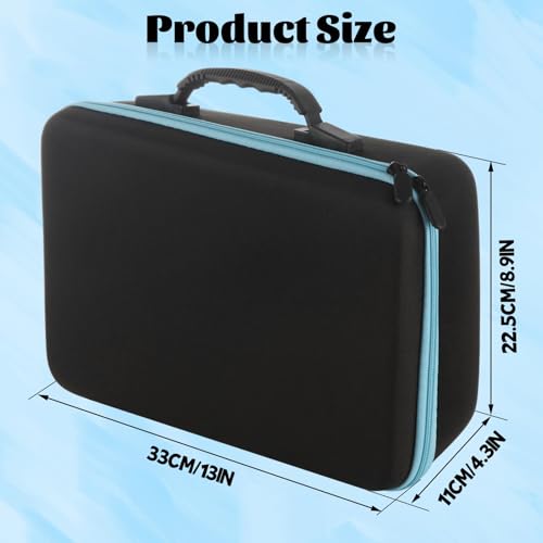 STARVAST 120 Bottle EVA Essential Oil Storage Holder Organizer Carrying Case, Hard Shell Essential Oil Bag with Foam Insert and Carrying Handle Holds 5-15ml Bottles