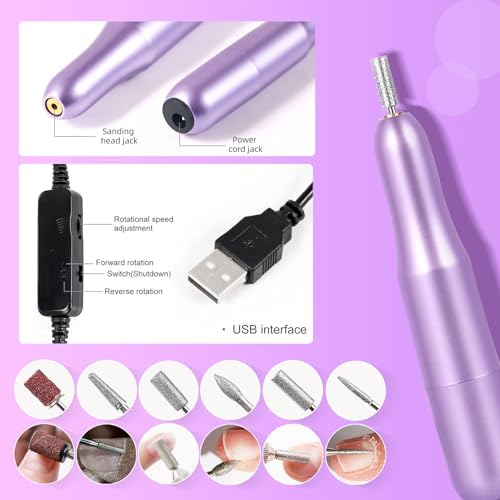 Complete Acrylic Nail Kit with Drill, Polishes & Tools for DIY Nail Art