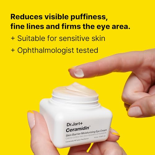 Dr.Jart+ Ceramidin Korean Under Eye Cream with Ceramides | Korean Skin Care, 0.5 Fl Oz