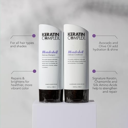 Keratin Complex Blondeshell Debrass Purple Shampoo - 1 Count