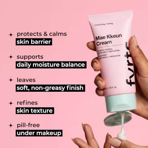 Korean Ceramide Moisturizer for Dry Sensitive Skin - 1.6oz Barrier Cream