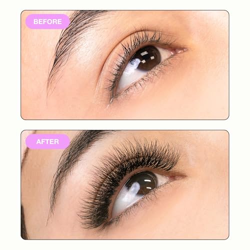 Curacoro Camellia Promade Fans 10D 0.03 D Curl Multi-Length Lashes 10-12-14mm
